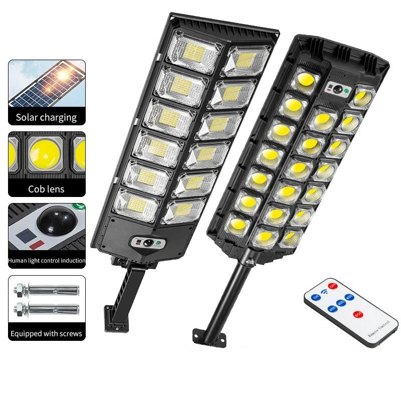 מערכת תאורת LED סולארית עם חיישן תנועה 1500W