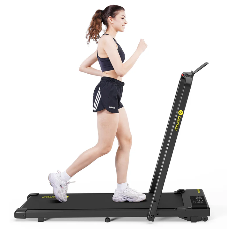 משטח הליכה מיני, הליכון מתחת לשולחן העבודה עם שלט רחוק