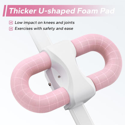 המכשיר לאימון הבטן של  , ציוד לאימון בטן, מכשיר מתכוונן לאימון בטן בחדר כושר ביתי, מתקפל, הגנה על ברכיים, מאמן שרירי בטן