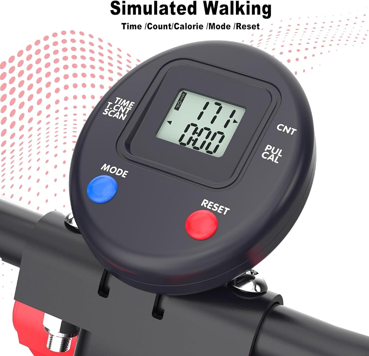 מכשיר כושר ביתי המדמה הליכה באוויר, מיני סטפר מקצועי לאימון אירובי, אליפטיקל מתקפל חסכוני במקום-קרוס טריינר מתקדם לתרגילי החלקה המתאים לגברים ונשים