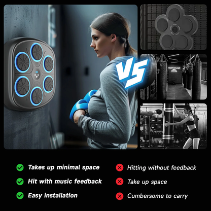 מכונת אגרוף נגינה עם כפפות אגרוף