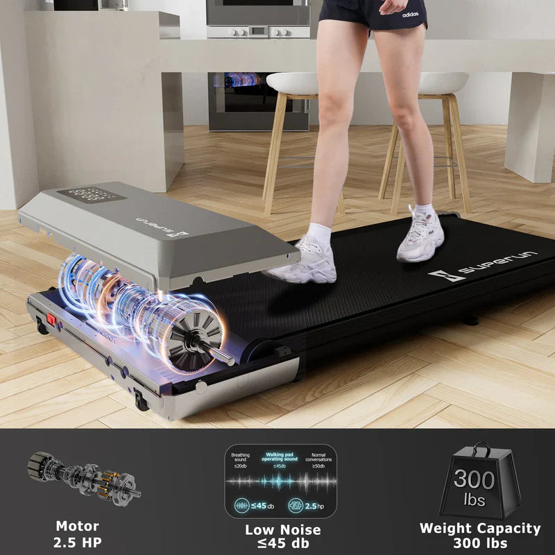 משטח הליכה מיני, הליכון מתחת לשולחן העבודה עם שלט רחוק (Copy)